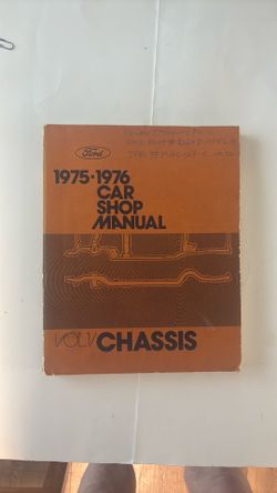 1975-76 Ford Car Shop Manuals
