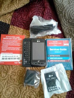 Net 10 lg l55c optimus Q activation kit new in box