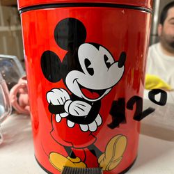 Mickey Garbage Can 