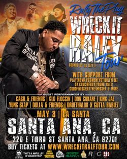 Ralfy the Plug concert tickets 5/3 Santa Ana Ca