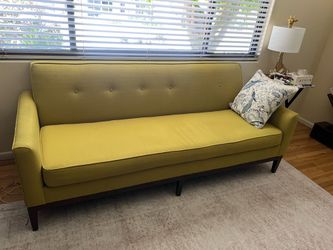 Green sofa