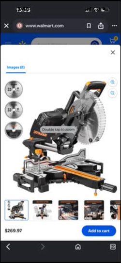 (BRAND NEW)🔥🔥 CLEARANCE SALE!!DOVAMAN DMS01C 10-Inch Dual Bevel Sliding Miter Saw/KO-DLZ