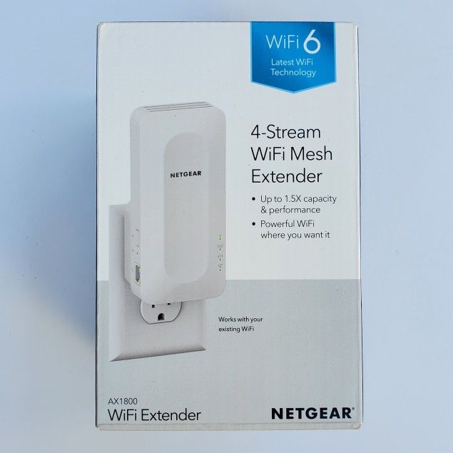 Netgear AX1800 WiFi 6 nätverksförlängare (EAX15-100PES)