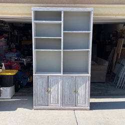Wood bookshelf Cabinet 