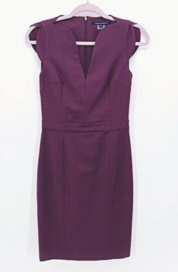 Never Worn French Connection Plum Color Dress Size 4