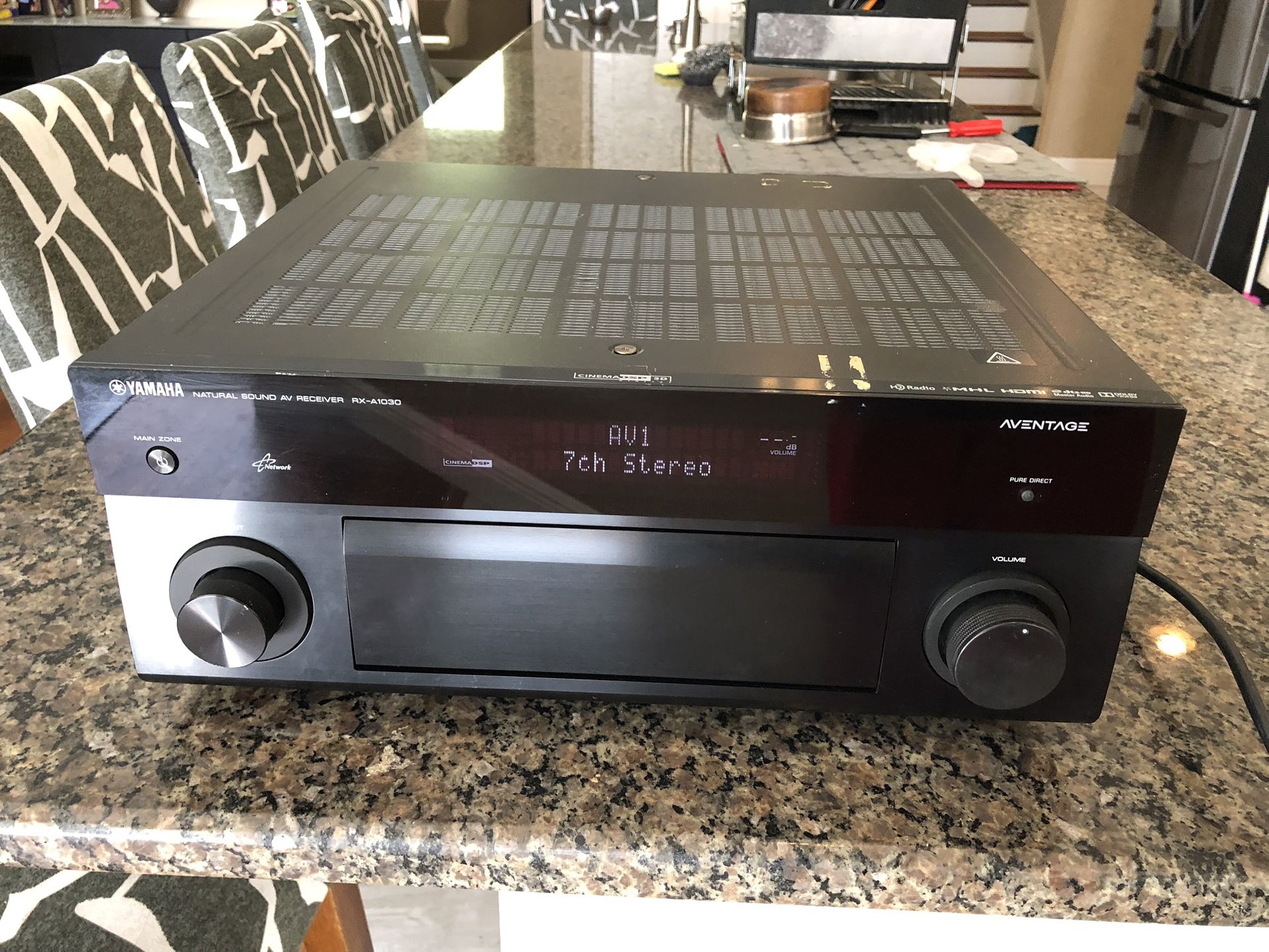 Yamaha RX-A1030 7.2 Channel Receiver 