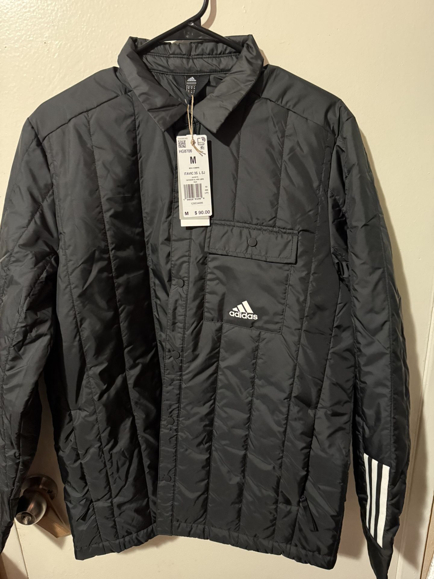 adidas Itavic 3S Light Shirt Quilted Puffer Jacket