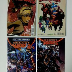 Secret Wars #1🔑2× VARIANTS! SPIDER-GWEN MILE MORALES🌟Neal Adams DEADPOOL 