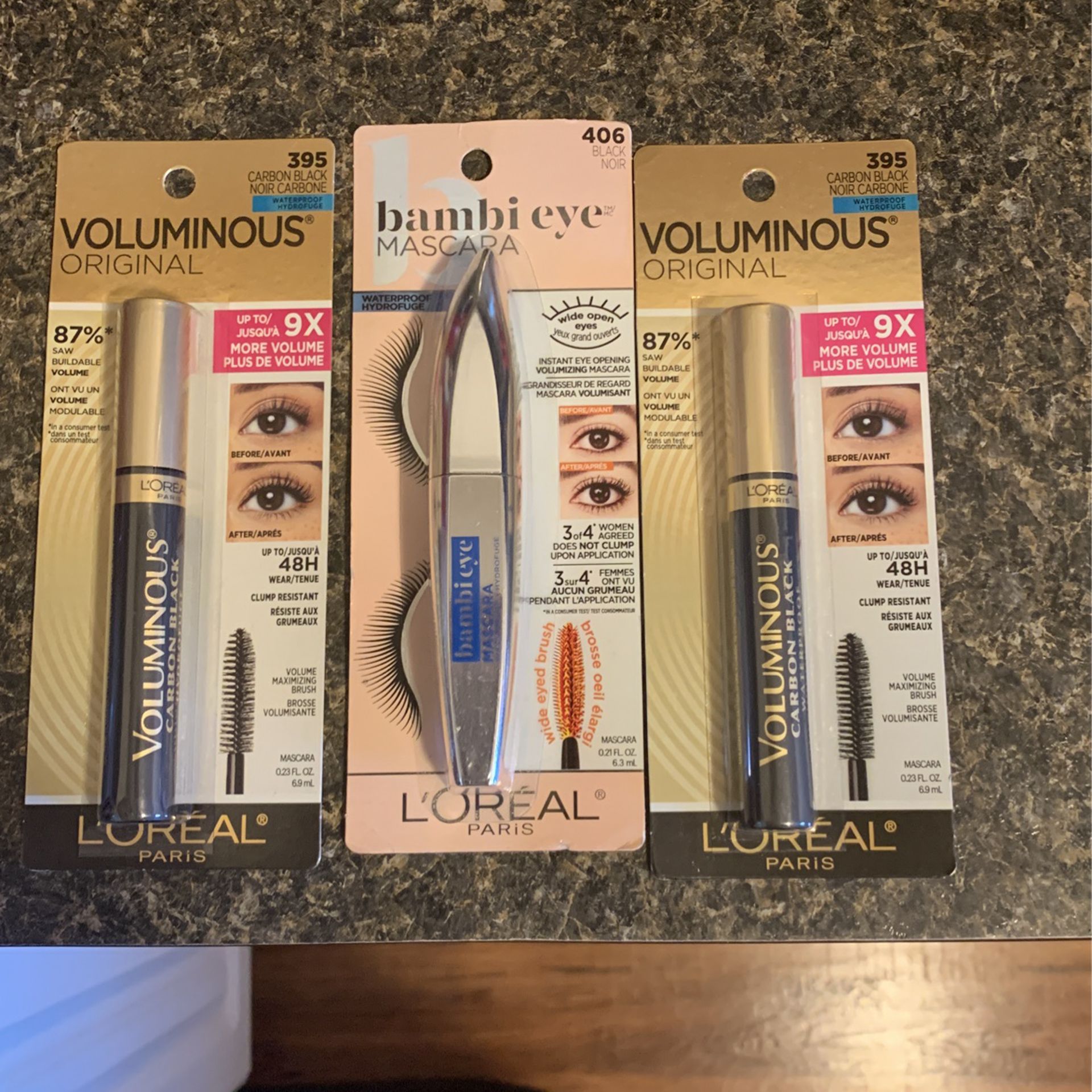 L’Oréal Mascara Bundle-3 Items!($28.06+ Value)