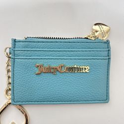 Juicy Couture Blue Cardholder Wallet 