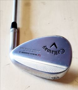 Callaway Mack Daddy 2 52° Gap Wedge KBS Tour Steel Shaft RH Good Condition