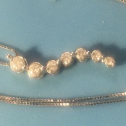 14k Diamond Journey Necklace 