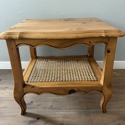 MCM Solid End Table Or Side Table
