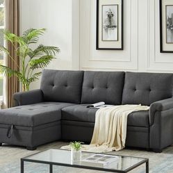 Luxury Reversible Sleeper Sofa - Sofá Cama Reversible De Lujo 
