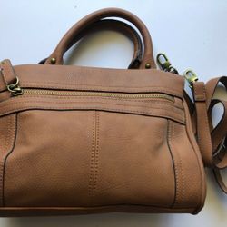 Merona Tan Purse With Detachable Strap 