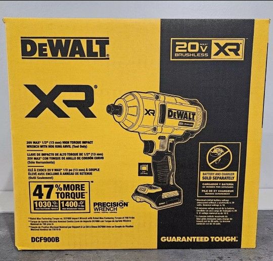 Dewalt 20volt Xr Wrmech 1/2