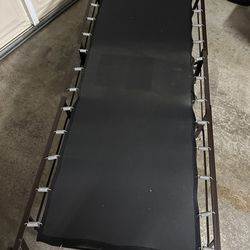 Foldable bed with wheels  “NO MATTRESS “