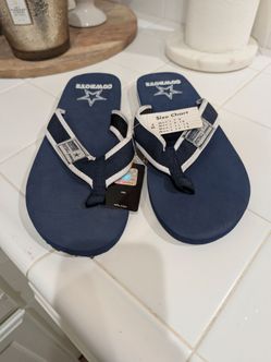 dallas cowboys sandal size 13 new