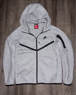 Grey Nike tech Size Medium mens Zip-up