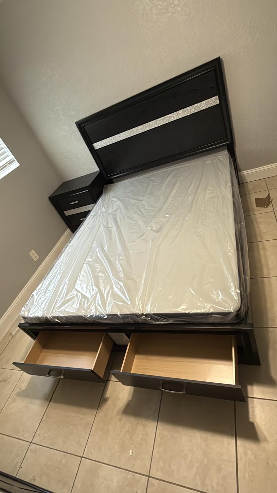 Brand new complete bedroom set- 0 interest finance available- FREE mattress with purchase.