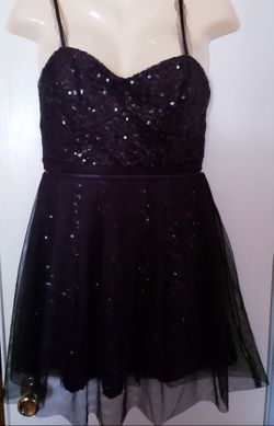 French Connection Party Dress Black Sequin 6