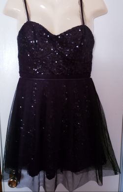 French Connection Party Dress Black Sequin 6