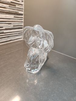 Angel votive candle holder