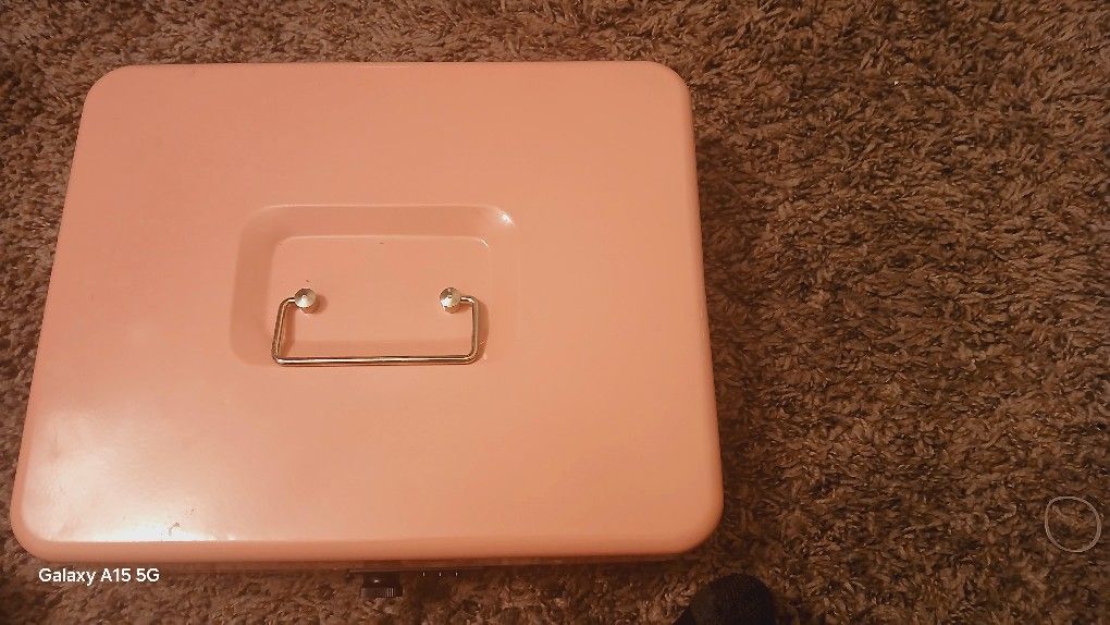 Pink Cash Box.