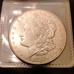 1921 S Morgan Silver Dollar Mint Condition!