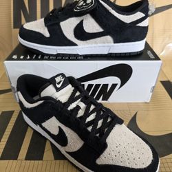 Nike Dunk SE Low Panda-Monium Pack - Black Suede  Men's Size 10