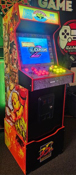 Turbo Street Fighter Arcade1up Cabinet With Over 15,000 Video Games