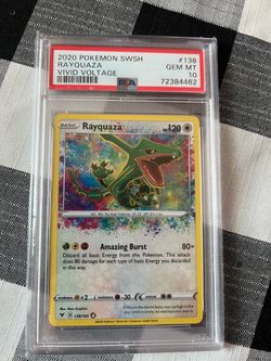 PSA 10 Rayquaza Vivid Voltage