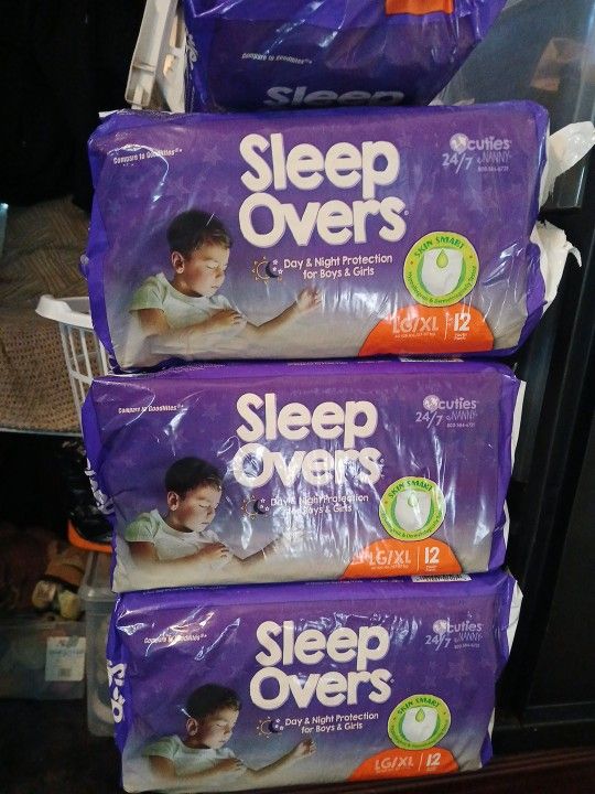 Sleep Over Lg/xl Diapers
