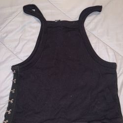 forever21 black halter top size M/L