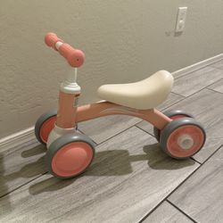 New Pink Toddler Balance Bike - light up wheels 