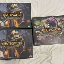 Unopened Brand New Oathsworn Board Game With ALL Miniatures