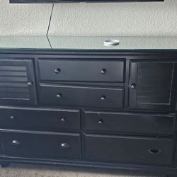 Glass Top - Dresser & Nightstand