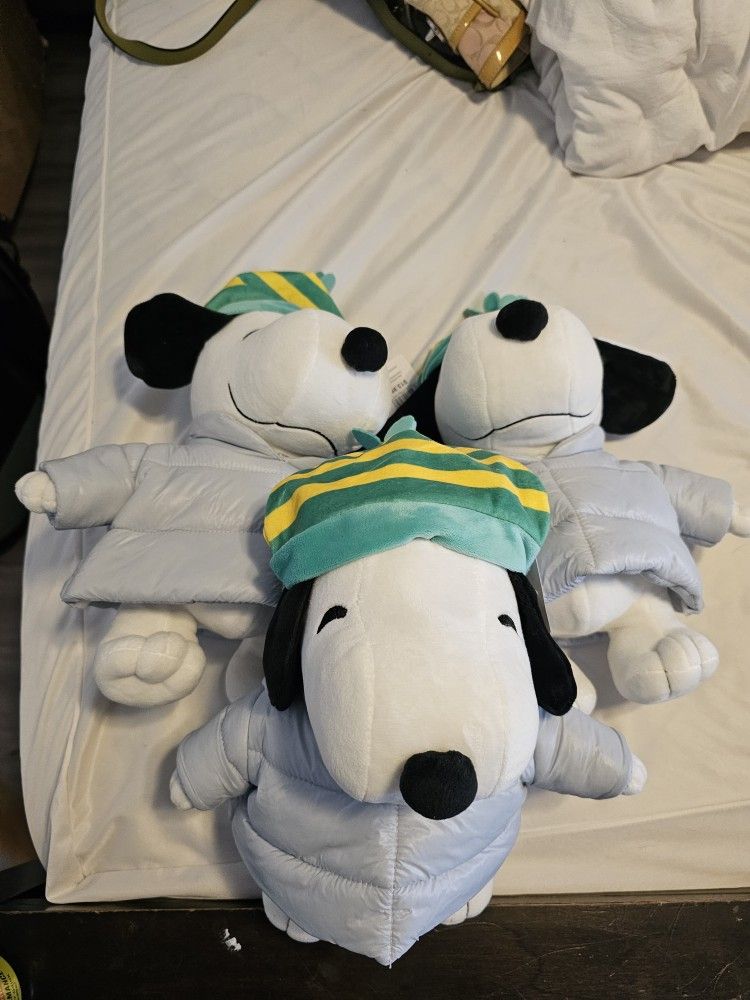 3 Puffer Jacket Snoopy's