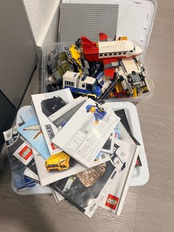 Large Lot of LEGO Sets with Instruction Booklets
