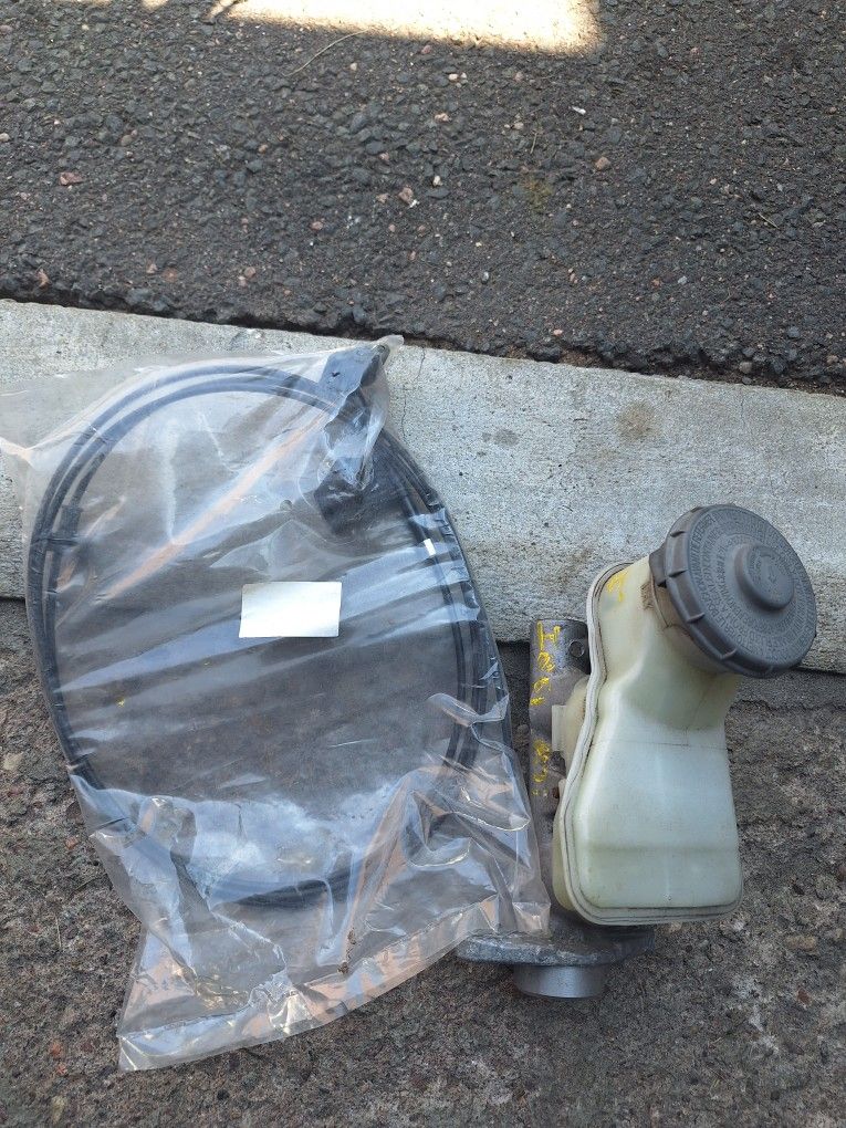 New Hood Latch Cable And A Used Good Condition Throttle.