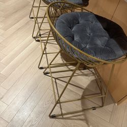 Counter Stools Set If 3 With Cushions