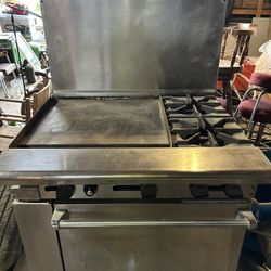 36” Propane Range, Stainless, Commercial