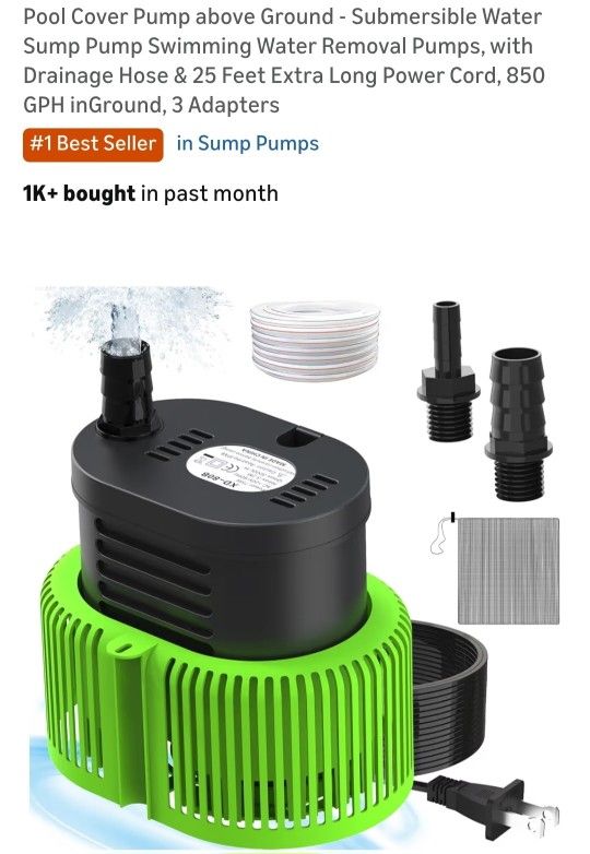Pool Cover Pump