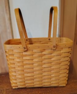 Longaberger large magazine basket