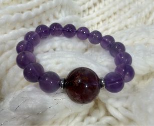 Natural Amethyst Bracelet