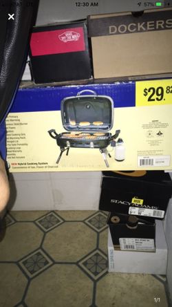 Grill with the propane