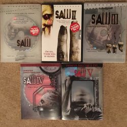 Saw DVDs 1-5