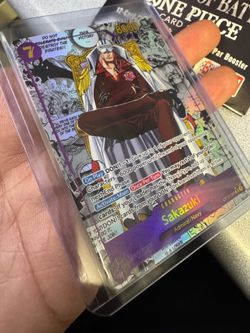 One Piece The Time Of Battle MANGA Sakazuki SEC OP16-065 Manga (Alt Art) FR
