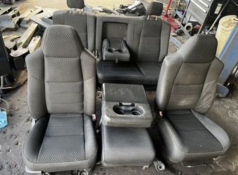 2000-2010 F250 F350 Factory OEM Used Ford Super Duty Front and Rear Seat Set