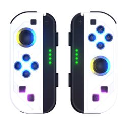 Nintendo Switch White Controllers RGB